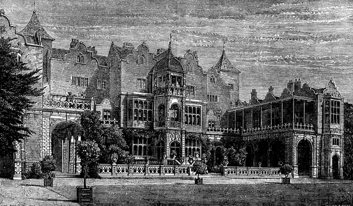 Framed Print : Holland House, South Front, 1873. Creator: Jewitt & Co Framed Print : Holland House, South Front, 1873. Creator: Jewitt & Co