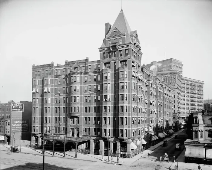 Framed Print : The Hollenden, Cleveland, ca 1900. Creator: Unknown Framed Print : The Hollenden, Cleveland, ca 1900. Creator: Unknown