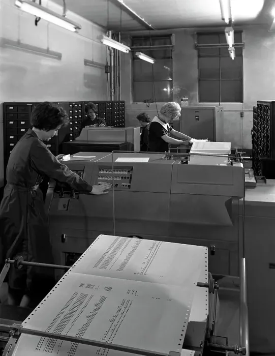 Framed Print : Hollerith data machine in an office at the Edgar Allen Steel Co, Sheffield, South Yorkshire, 1963 Framed Print : Hollerith data machine in an office at the Edgar Allen Steel Co, Sheffield, South Yorkshire, 1963