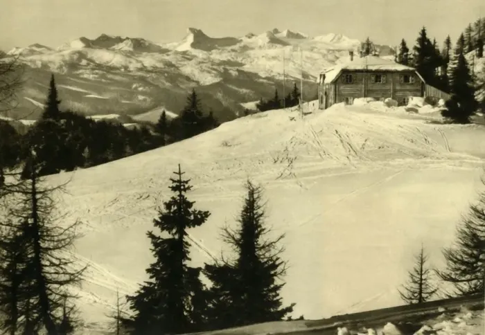 Framed Print : Hollhaus, Dachstein, Styria, Austria, c1935. Creator: Unknown Framed Print : Hollhaus, Dachstein, Styria, Austria, c1935. Creator: Unknown