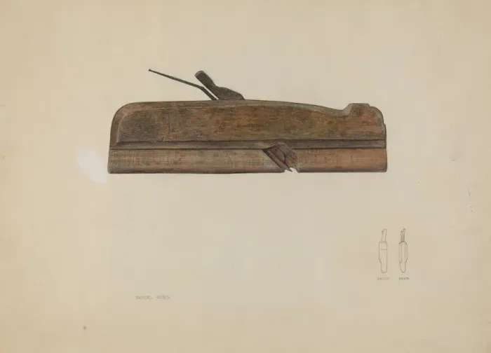 Framed Print : Hollow Plane, c. 1937. Creator: Samuel Faigin Framed Print : Hollow Plane, c. 1937. Creator: Samuel Faigin