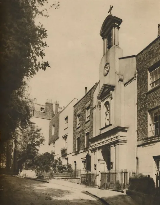Framed Print : Holly Place, A Quiet By-Way on the Side of Hampstead Hill, c1935. Creator: Unknown Framed Print : Holly Place, A Quiet By-Way on the Side of Hampstead Hill, c1935. Creator: Unknown