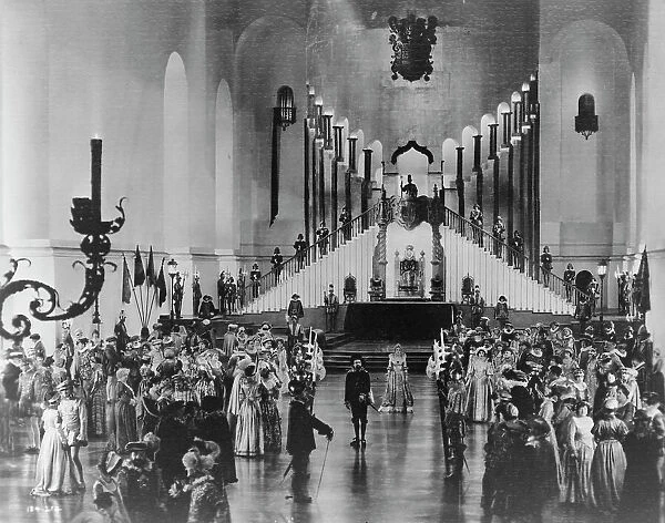 Hollywood set - interior view of palace, 1923. Creator: Unknown