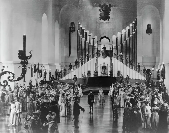 Framed Print : Hollywood set - interior view of palace, 1923. Creator: Unknown Framed Print : Hollywood set - interior view of palace, 1923. Creator: Unknown