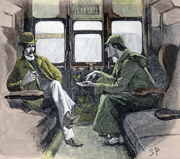 Holmes gave me a sketch of the Events, 1901. Artist: Sidney E Paget