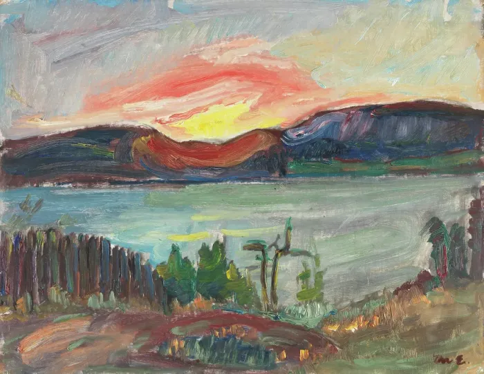 Framed Print : From Holmsbu, 1935. Creator: Thorvald Erichsen Framed Print : From Holmsbu, 1935. Creator: Thorvald Erichsen