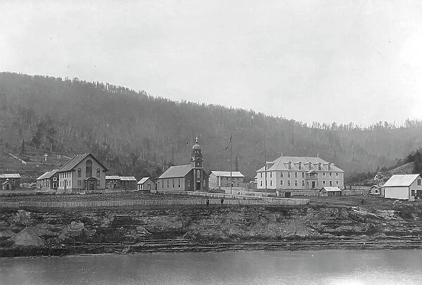 Holy Cross Mission on the Yukon, between c1900 and c1930. Creator: Unknown