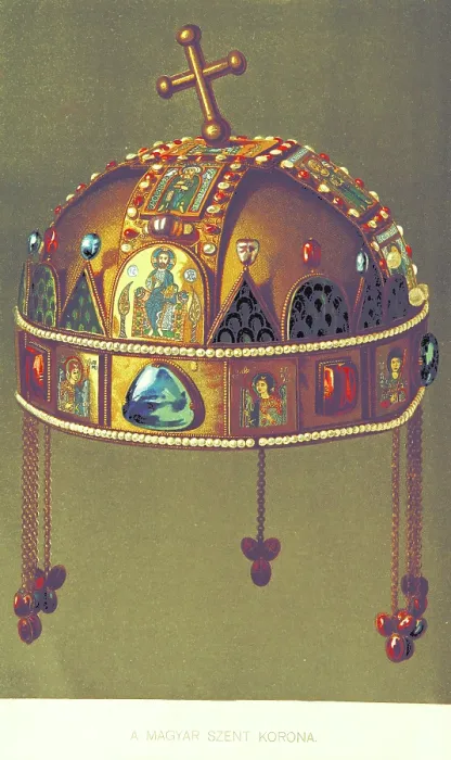 Framed Print : The Holy Crown of Hungary, 1895. Creator: Unknown Framed Print : The Holy Crown of Hungary, 1895. Creator: Unknown