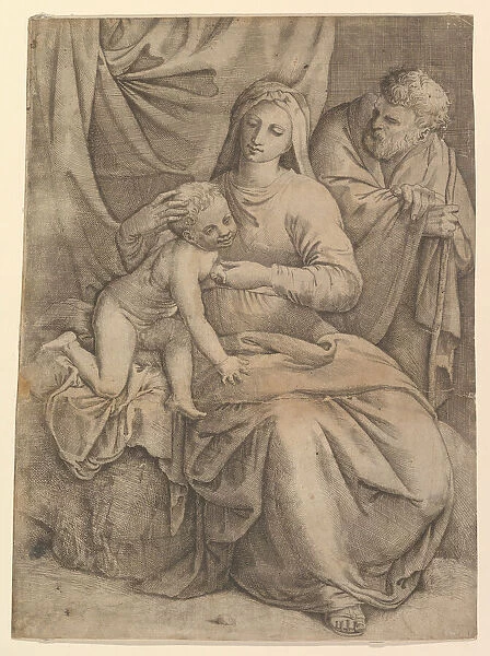 The Holy Family, 1510-61. Creator: Battista Franco Veneziano