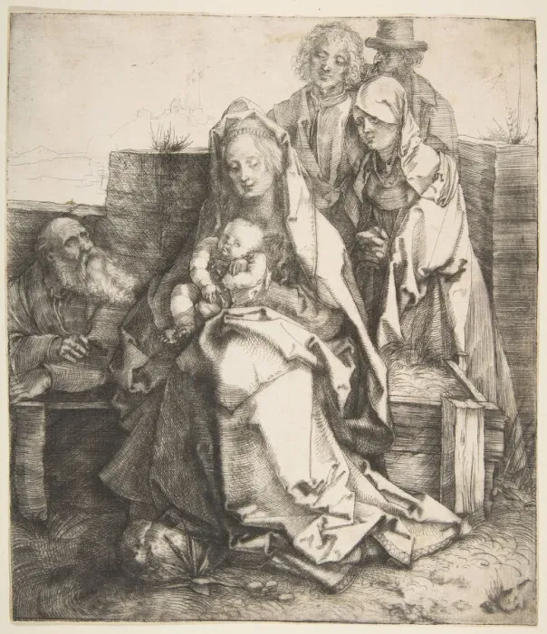 Framed Print : The Holy Family, 1512-13. Creator: Albrecht Durer Framed Print : The Holy Family, 1512-13. Creator: Albrecht Durer