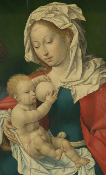 Framed Print : Holy Family, 1520 / 30. Creator: Workshop of Joos van Cleve Framed Print : Holy Family, 1520 / 30. Creator: Workshop of Joos van Cleve