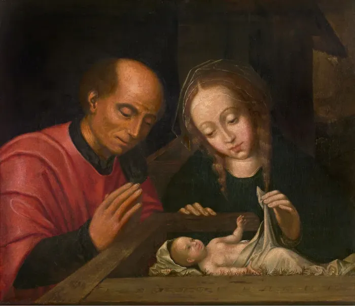 Framed Print : The Holy Family, 1599-1601. Creator: Anon Framed Print : The Holy Family, 1599-1601. Creator: Anon