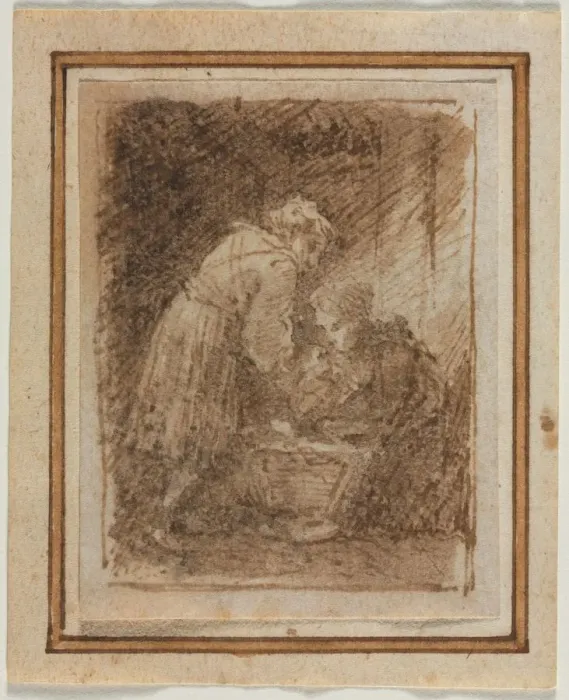 Framed Print : Holy Family, 17th century. Creator: Anonymous Framed Print : Holy Family, 17th century. Creator: Anonymous