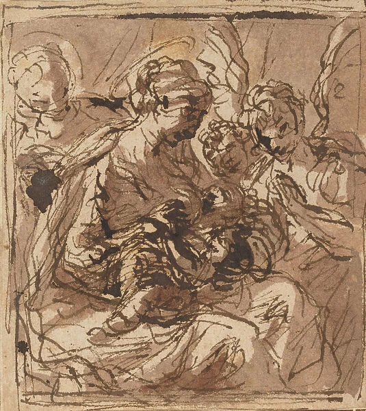 Holy Family, 17th century. Creator: Unknown