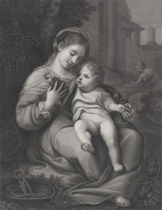 Framed Print : The Holy Family, 1811. Creators: Pietro Bonato, Giovanni Tognolli Framed Print : The Holy Family, 1811. Creators: Pietro Bonato, Giovanni Tognolli