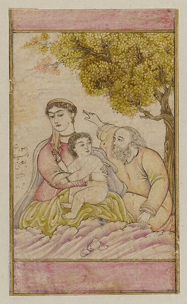 The Holy Family (after a European design), 17th century. Creator: Unknown