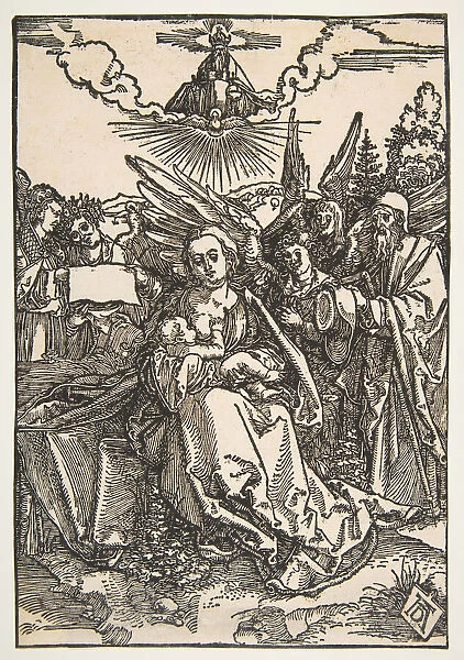 The Holy Family with Five Angels, ca. 1503. Creator: Albrecht Durer
