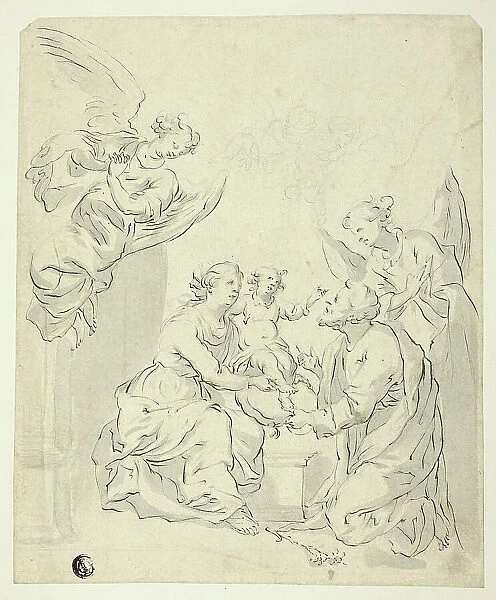 Holy Family with Angels, n.d. Creator: Unknown