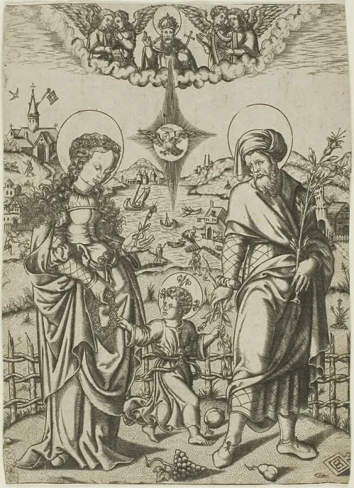Framed Print : Holy Family, c. 1510 Framed Print : Holy Family, c. 1510