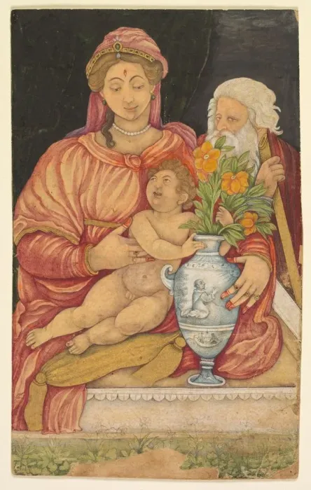 Framed Print : The Holy Family, c. 1620s. Creator: Unknown Framed Print : The Holy Family, c. 1620s. Creator: Unknown