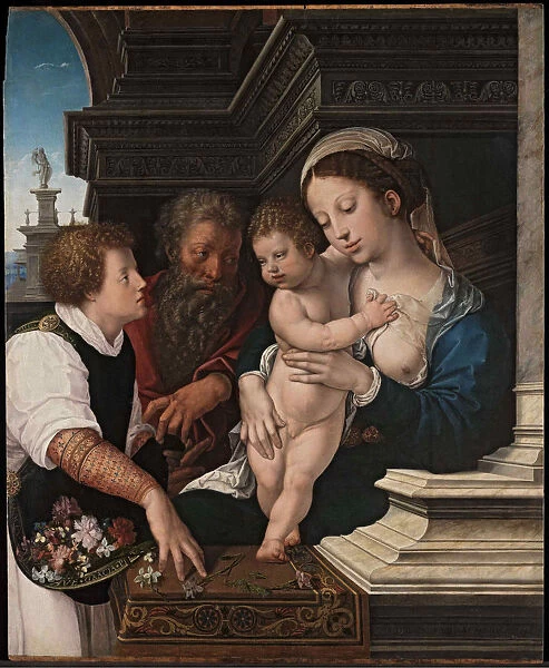 The Holy Family, ca 1521. Creator: Orley, Bernaert, van (1488-1541)
