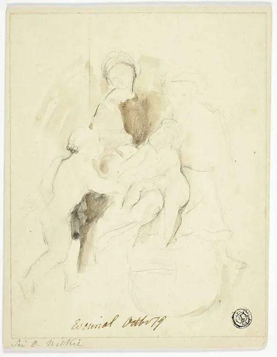 Framed Print : Holy Family in the Escorial, n.d. Creator: David Wilkie Framed Print : Holy Family in the Escorial, n.d. Creator: David Wilkie