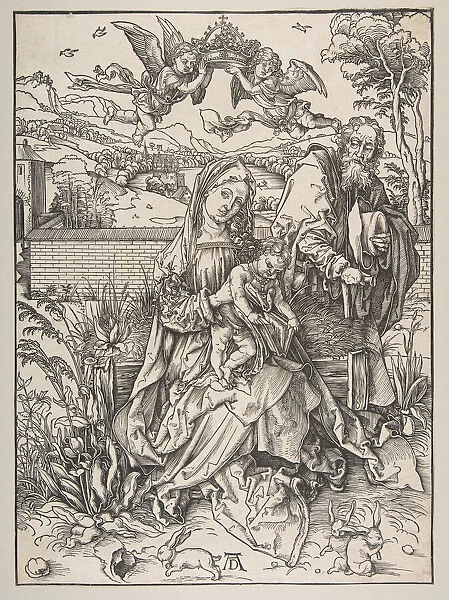The Holy Family with Three Hares, ca. 1497-98. Creator: Albrecht Durer