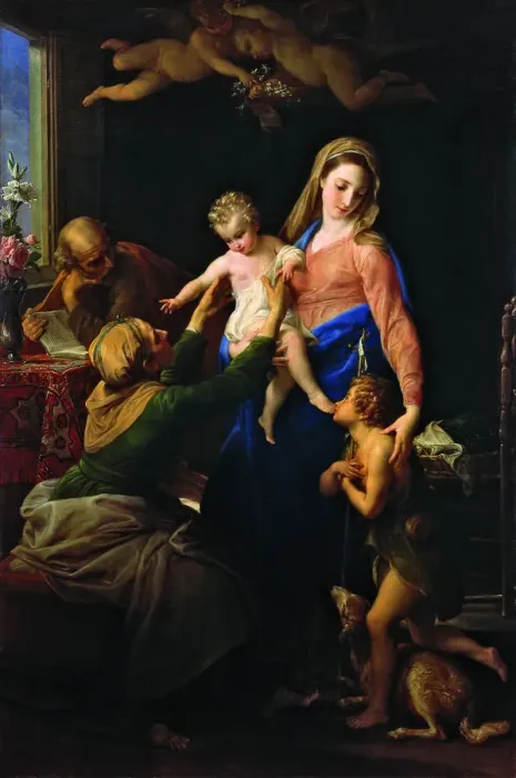 Framed Print : The Holy Family with John the Baptist and Saint Elizabeth, 1777 Framed Print : The Holy Family with John the Baptist and Saint Elizabeth, 1777