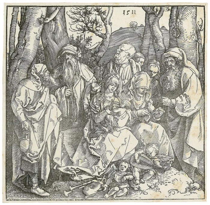 Framed Print : The Holy Family with Two Musician Angels, 1511. Creator: Dürer, Albrecht (1471-1528) Framed Print : The Holy Family with Two Musician Angels, 1511. Creator: Dürer, Albrecht (1471-1528)