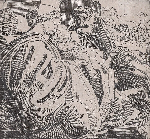 The Holy Family Resting, ca. 1615. Creator: Willem Pietersz. Buytewech