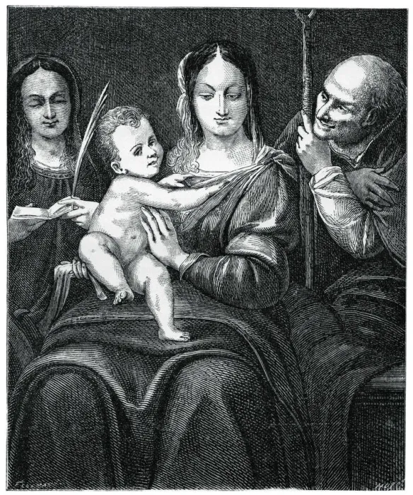 Framed Print : The Holy Family with St Catherine, 1769, (1870) Framed Print : The Holy Family with St Catherine, 1769, (1870)