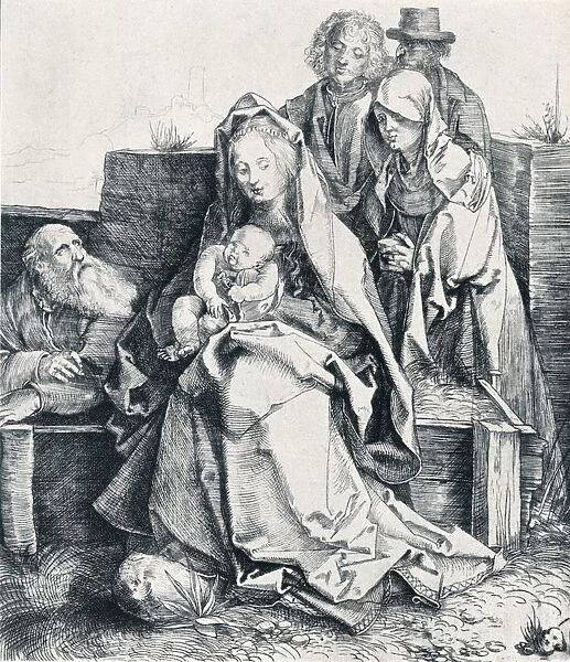The Holy Family with St John, the Magdalene and Nicodemus, 1512 (1906). Artist: Albrecht Durer