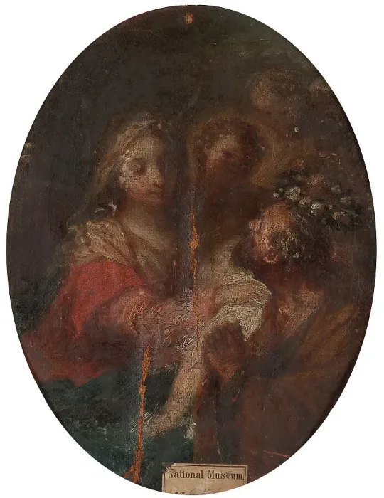Framed Print : The Holy Family, unknown date. Creator: Anon Framed Print : The Holy Family, unknown date. Creator: Anon