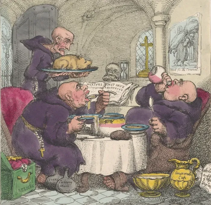 Framed Print : The Holy Friar, May 6, 1807. May 6, 1807. Creator: Thomas Rowlandson Framed Print : The Holy Friar, May 6, 1807. May 6, 1807. Creator: Thomas Rowlandson