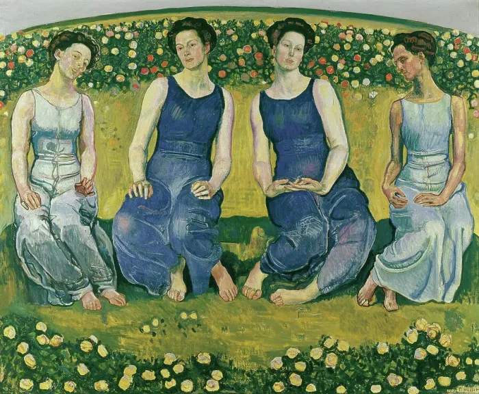 Framed Print : The Holy Hour, 1907-1913. Creator: Hodler, Ferdinand (1853-1918) Framed Print : The Holy Hour, 1907-1913. Creator: Hodler, Ferdinand (1853-1918)