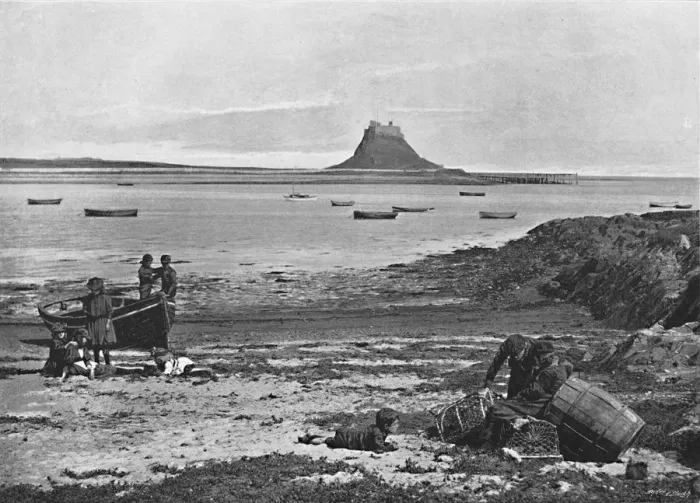 Framed Print : Holy Island, c1896. Artist: M Aunty Framed Print : Holy Island, c1896. Artist: M Aunty