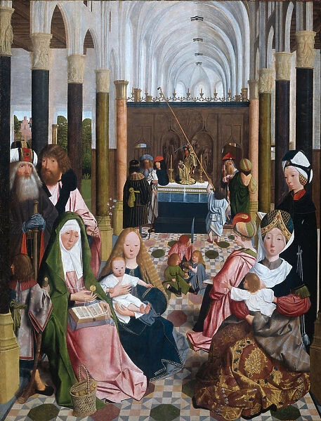 The Holy Kinship, 1493. Artist: Geertgen tot Sint, Jans (ca. 1460-ca. 1490)