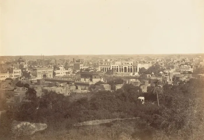 Framed Print : Holy Sikh Tank and Golden Temple at Amritsar, 1858-61. Creator: Unknown Framed Print : Holy Sikh Tank and Golden Temple at Amritsar, 1858-61. Creator: Unknown