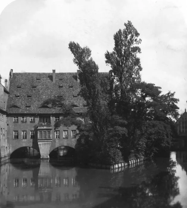 Framed Print : Holy Spirit Hospital, Nuremberg, Bavaria, Germany, c1900s. Artist: Wurthle & Sons Framed Print : Holy Spirit Hospital, Nuremberg, Bavaria, Germany, c1900s. Artist: Wurthle & Sons
