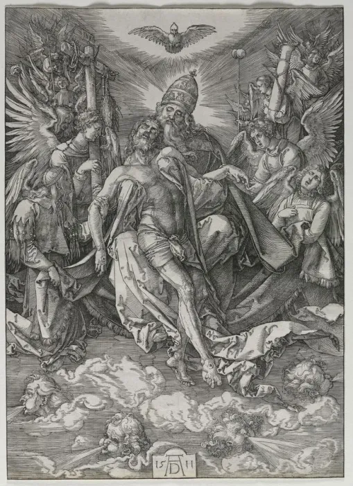 Framed Print : The Holy Trinity, 1511. Creator: Albrecht Dürer (German, 1471-1528) Framed Print : The Holy Trinity, 1511. Creator: Albrecht Dürer (German, 1471-1528)