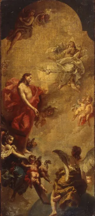 Framed Print : The Holy Trinity, 1740 Framed Print : The Holy Trinity, 1740