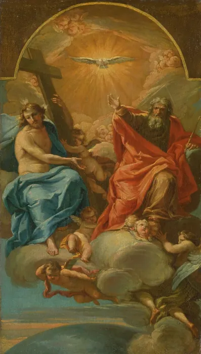 Framed Print : The Holy Trinity, 1770-1790. Creator: Unknown Framed Print : The Holy Trinity, 1770-1790. Creator: Unknown