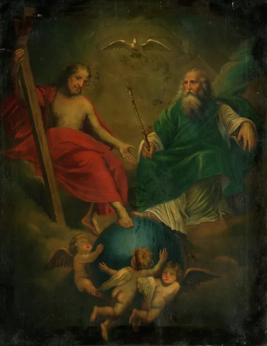 Framed Print : The Holy Trinity, 1801. Creator: Unknown