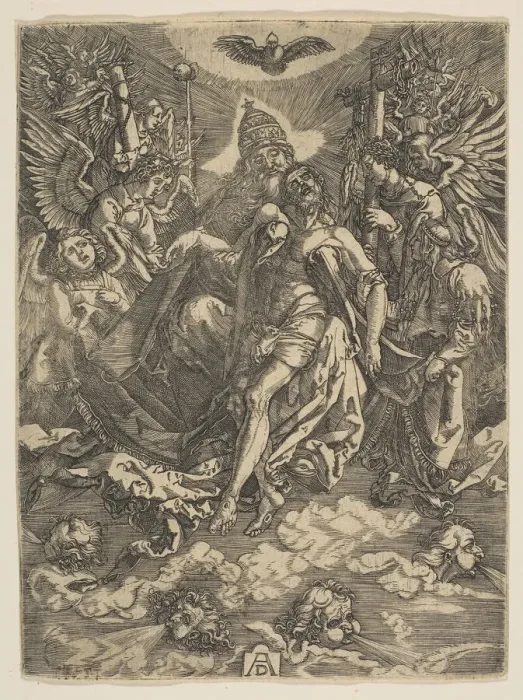 Framed Print : The Holy Trinity (reduced copy). n. d. Creator: Unknown Framed Print : The Holy Trinity (reduced copy). n. d. Creator: Unknown