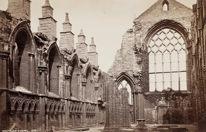 Framed Print : Holyrood Chapel, Edinburgh, 1874. Creator: George Washington Wilson Framed Print : Holyrood Chapel, Edinburgh, 1874. Creator: George Washington Wilson