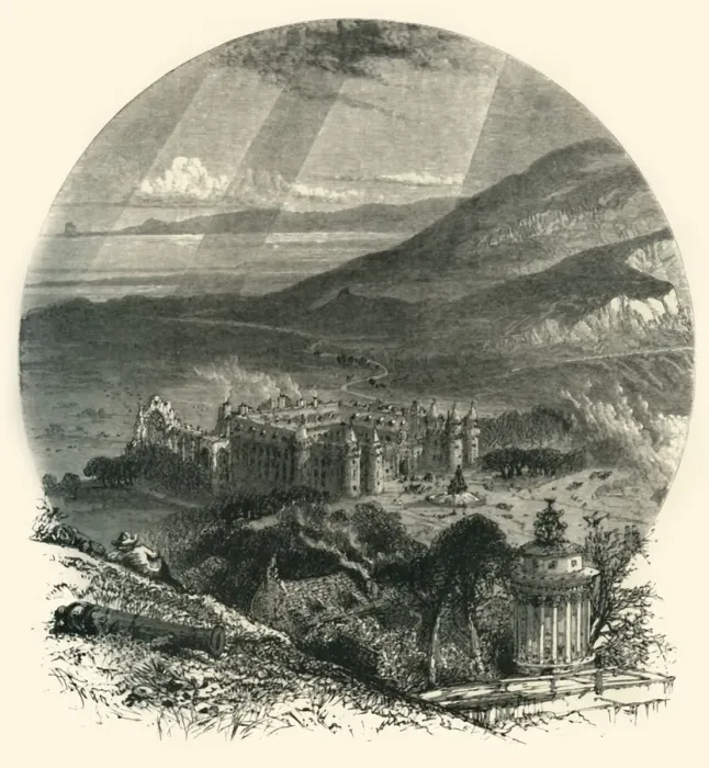 Framed Print : Holyrood Palace, c1870 Framed Print : Holyrood Palace, c1870