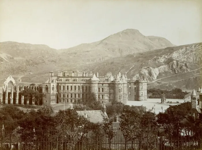 Framed Print : Holyrood Palace, Edinburgh, Scotland, 1887 Framed Print : Holyrood Palace, Edinburgh, Scotland, 1887