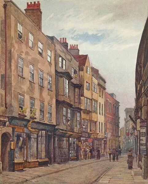 Holywell Street, Looking West, Westminster, London, 1882 (1926). Artist: John Crowther