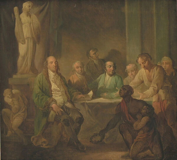 Homage to Benjamin Franklin, 1790-1799. Creator: Christian August Lorentzen