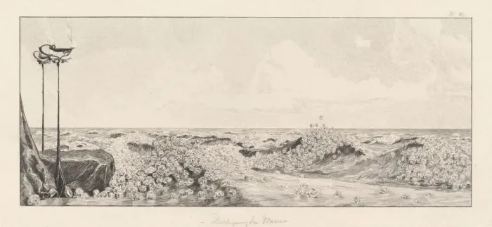 Framed Print : Homage (Huldigung), 1878 / 1880. Creator: Max Klinger Framed Print : Homage (Huldigung), 1878 / 1880. Creator: Max Klinger